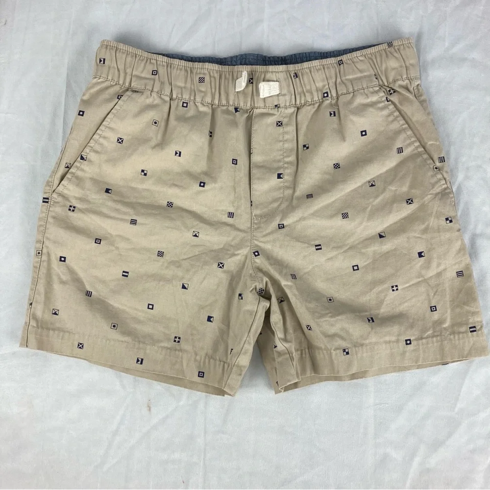 Set of 4 Nautica Plaid & Nautical Patterned Elastic Waist Shorts Boys' Sz 14/16 - Picture 8 of 14